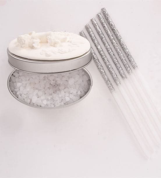 Bir Dilek Tut Silver Simli Dilek Mumu - 3