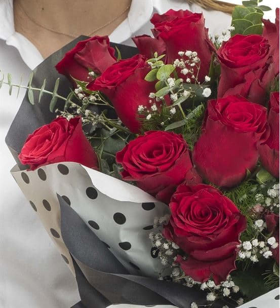 Bitanecik Aşkıma 15 Kırmızı Gül Buketi - hover