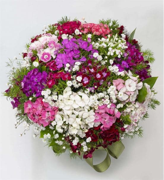 Cam Fanusta Renkli Bahar Çiçekleri Aranjmanı - hover