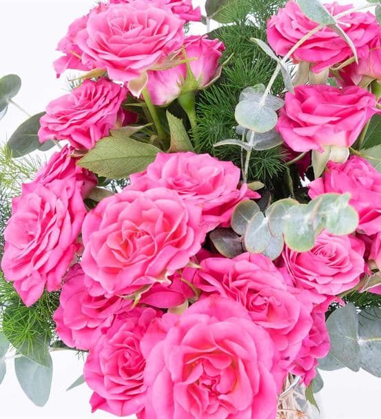 Carignan Serisi Pembe Çardak Gül Tasarım Aranjmanı - hover