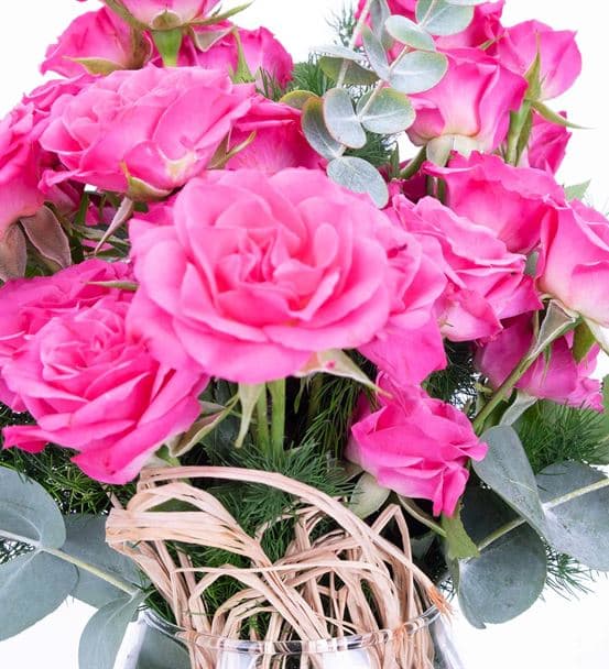 Carignan Serisi Pembe Çardak Gül Tasarım Aranjmanı - 3