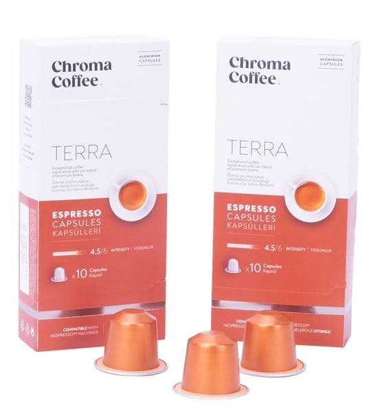 Chroma Coffee Terra Kapsül Kahve 20 Kapsül
