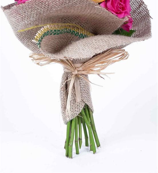 Greta Serisi Pink Heaven Çardak Gül Papatya Buketi - 4