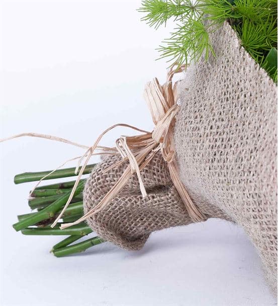 Greta Serisi Renk Güzeli Turuncu Çardak Gül Buketi - 4