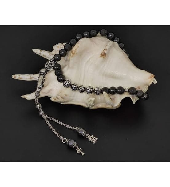 İsimli - Kişiye Özel - İsme Özel Hematit Tesbih - hover