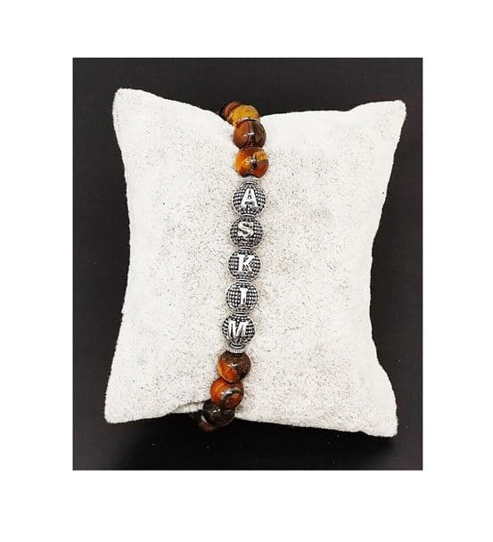 İsimli - Kişiye özel - Kaplan Gözü Bileklik - hover