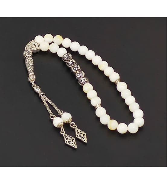 İsimli - Kişiye özel - Sedef Doğaltaş Tesbih - 4