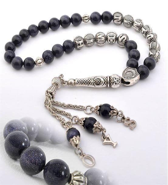 İsimli - Kişiye Özel - Yıldıztaşı Doğaltaş Tesbih