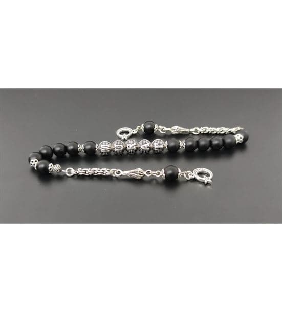 İsimli - Kişiye Özel - Zaza Mat Oniks Tesbih - hover