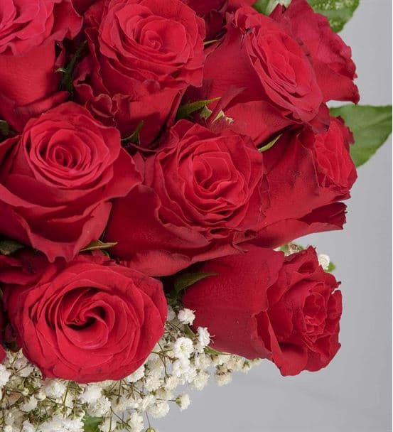 Kalplerin Kraliçesi 21 Kırmızı Güller Aranjmanı - 3
