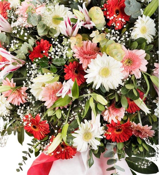 Pembe Duygular Renkli Ferforje Aranjmanı - hover