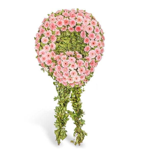 Pembe Gerbera Cenaze Çelengi