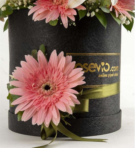 Preston Kutuda Lilyum Gerbera Aranjmanı - 3