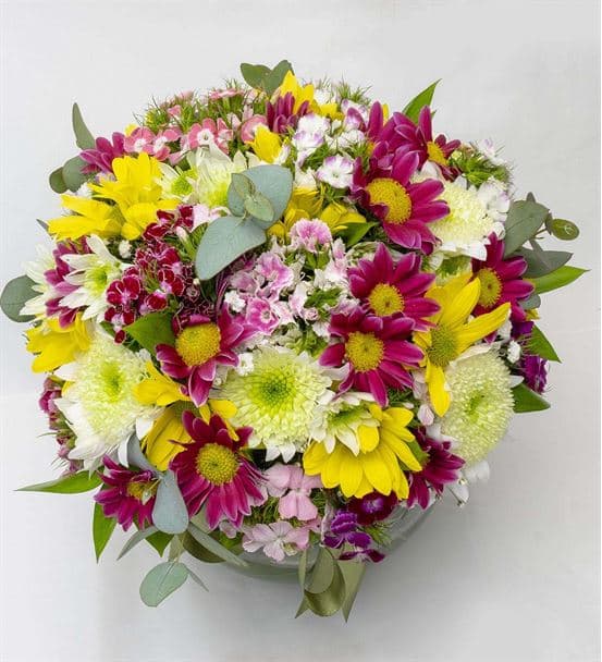 Rengarenk Sevgi Papatya Aranjmanı - hover