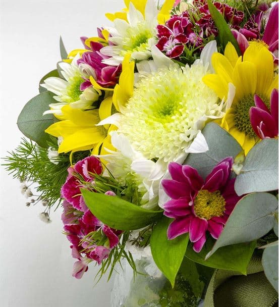 Rengarenk Sevgi Papatya Aranjmanı - 3