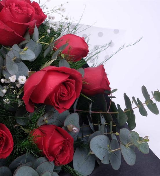 Seni Seviyorum 9 Kırmızı Gül Buketi - 3