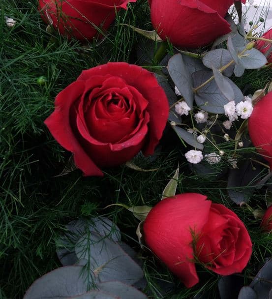 Seni Seviyorum 9 Kırmızı Gül Buketi - 4