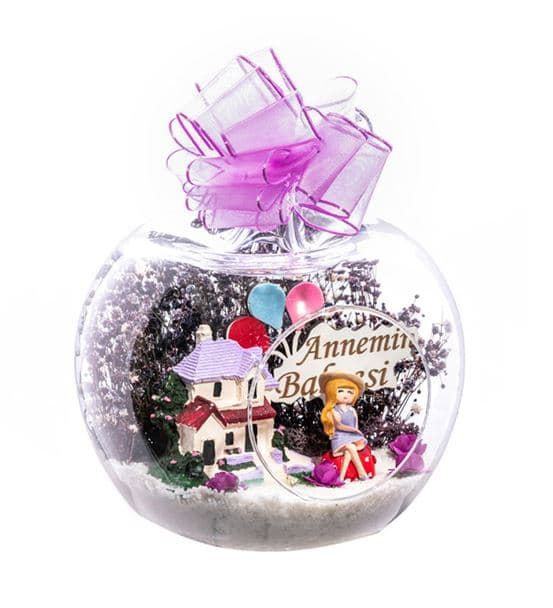 Teraryum Annemin Bahçesi Şirin Evim -Mor - hover