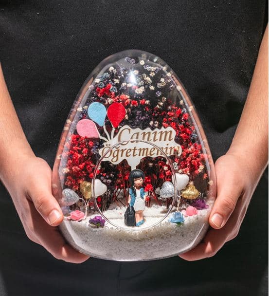 Teraryum Canım Öğretmenim-Esmerl Mavi Elbiseli - hover