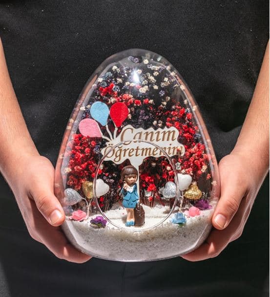 Teraryum Canım Öğretmenim-Kumral Mavi Elbiseli - hover