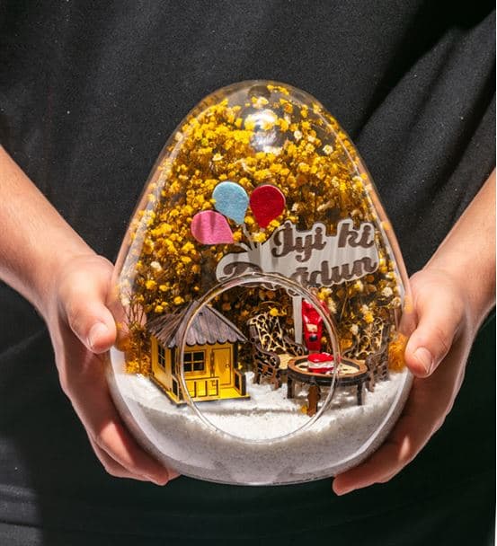 Teraryum İyi Ki Doğdun Aşkım-Sarı - hover