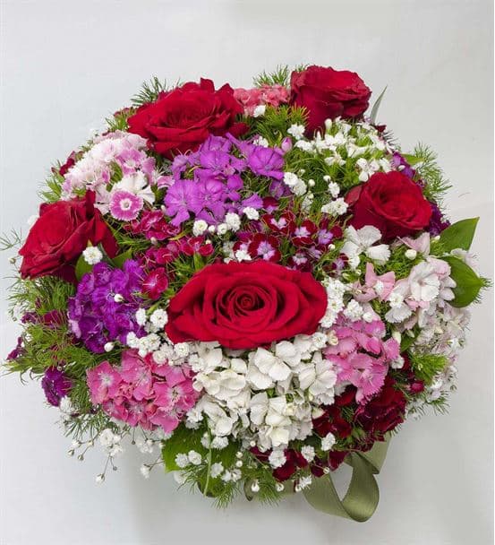 Yaz Sevgisi Akvaryum Vazoda Mevsim Çiçekleri - hover